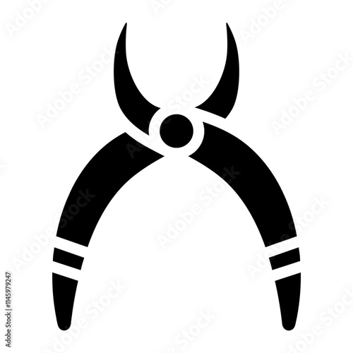 Dental nippers Solid Icon