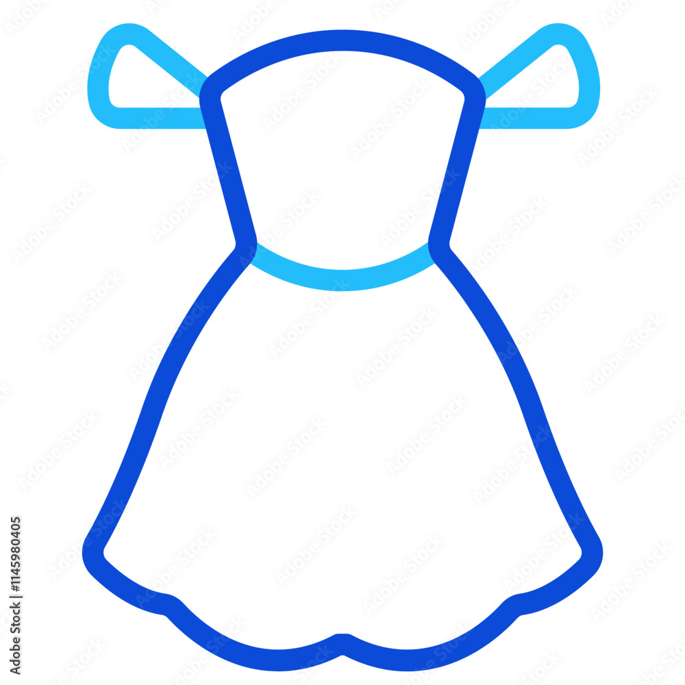 Dress Duoline Icon