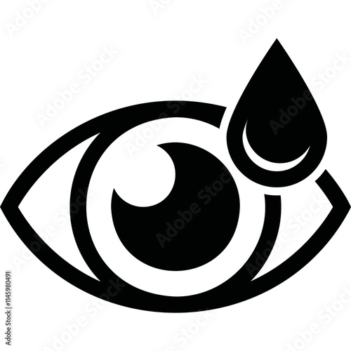 Simple vector icon eye