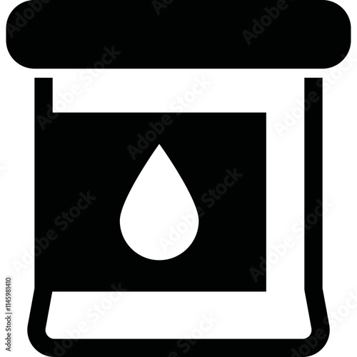 Simple vector icon can of paint
