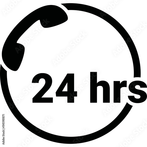 Simple vector icon handset