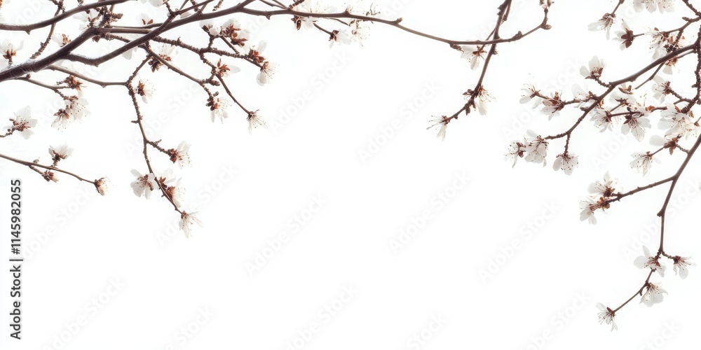 Ornamental branches set against a clean white background create a serene and elegant composition. The ornamental branches enhance the visual appeal of the white background beautifully. Ornamental branches set against a clean white background create a serene and elegant composition. The ornamental branches enhance the visual appeal of the white background beautifully.
