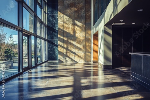 Cozy interior space with many windows, suitable for home office or living area