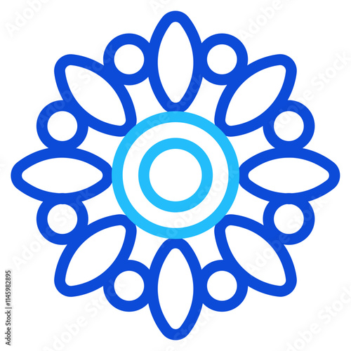 Flower brooch Duoline Icon