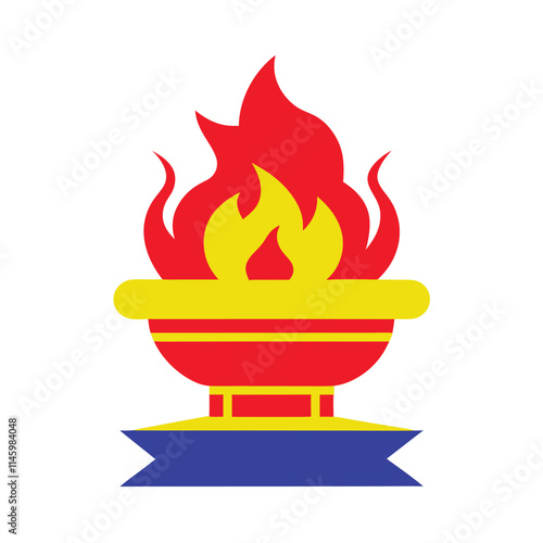 Bonser burner vector art color design