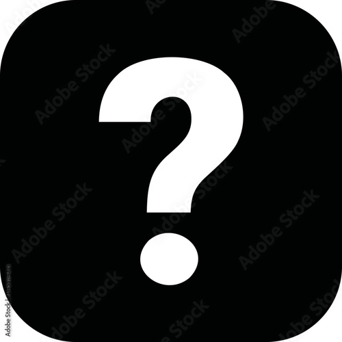 Simple vector icon question mark
