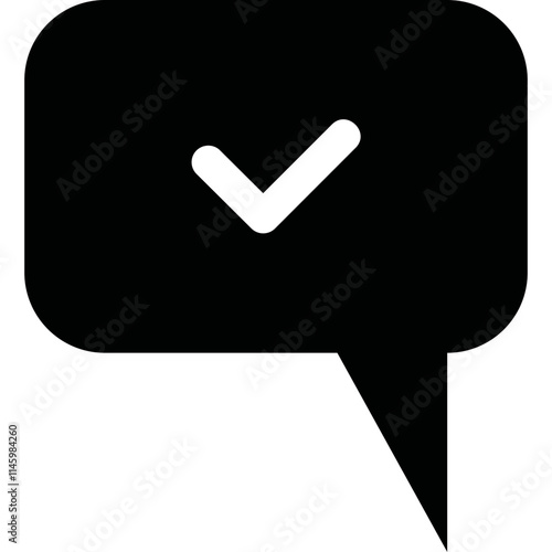 Simple vector icon chat