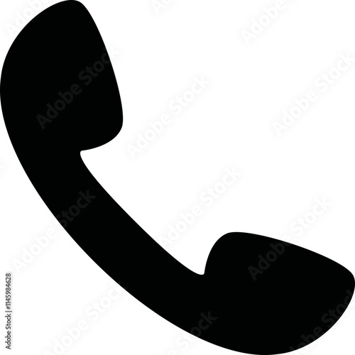 Simple vector icon handset