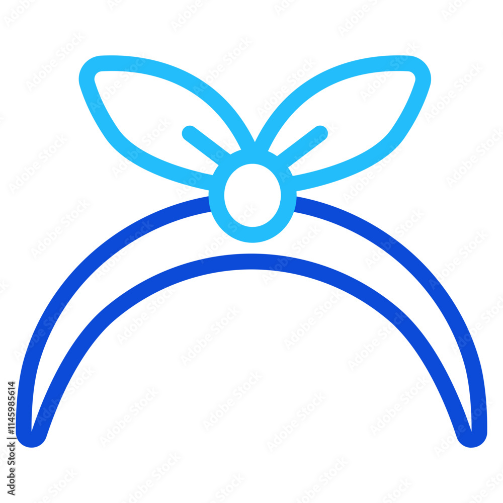Headband Duoline Icon Headband Duoline Icon
