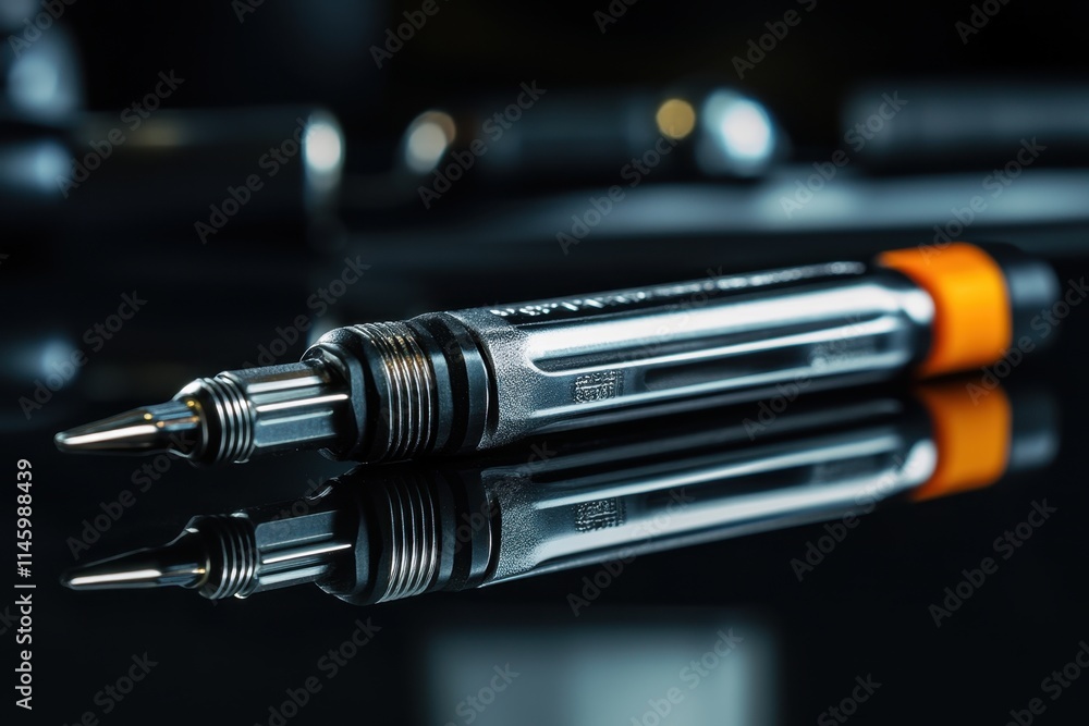 Screw driver action interchangeable bits display in a workshop setting reflecting precision tools for diy projects Screw driver action interchangeable bits display in a workshop setting reflecting precision tools for diy projects