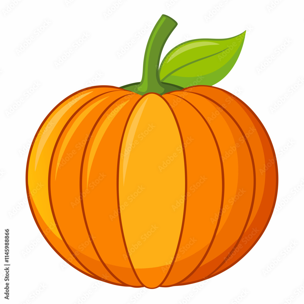 Obraz premium pumpkin isolated on white background