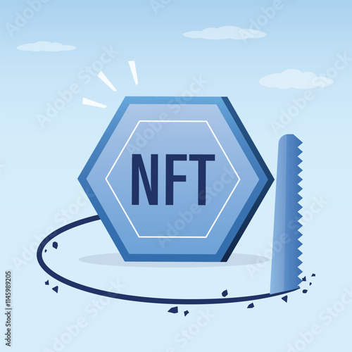 Fraud and failure business. Crisis in crypto industry, low rate NFT token. Finance risk problem. Poor money management. NFT sales, token devaluation. Investing mistakes,
