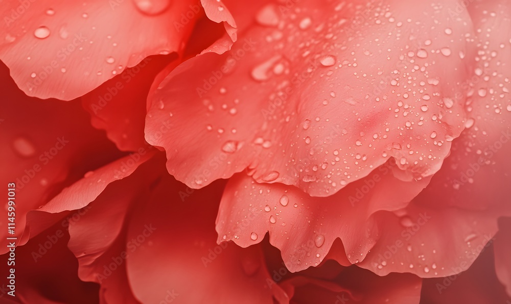 petals of red peonies, Generative AI petals of red peonies, Generative AI