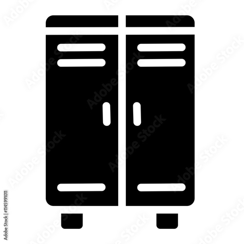 Locker Solid Icon