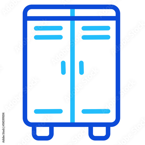 Locker Duoline Icon