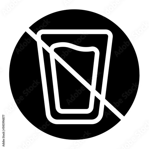 No drink Solid Icon