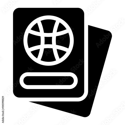 Passport Solid Icon