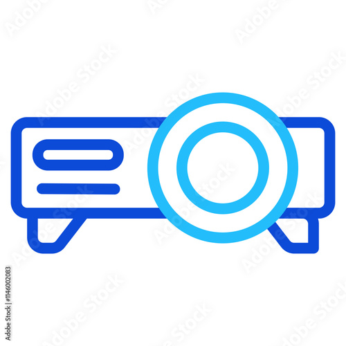 Projector Duoline Icon