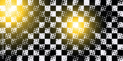 Fantastic unusual abstract background with complex geometric pattern