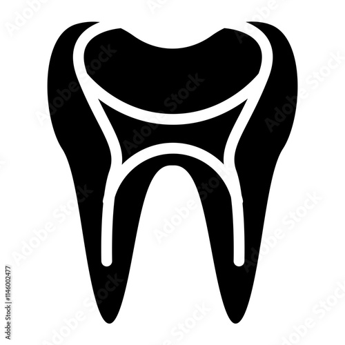 Pulpitis treatment Solid Icon