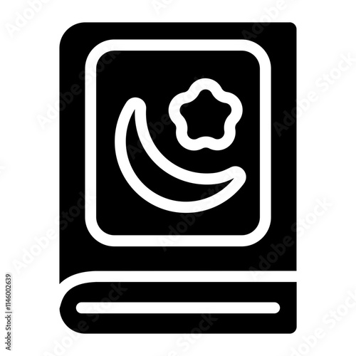 Qur'an Solid Icon