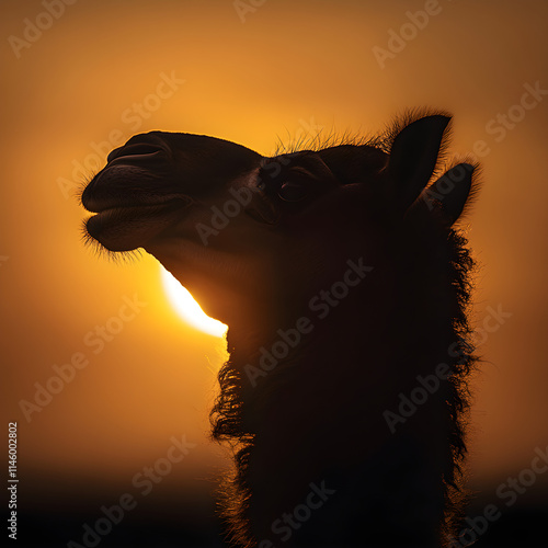 Majestic Desert Wanderer: The Camel's Enigmatic Journey Through Time photo