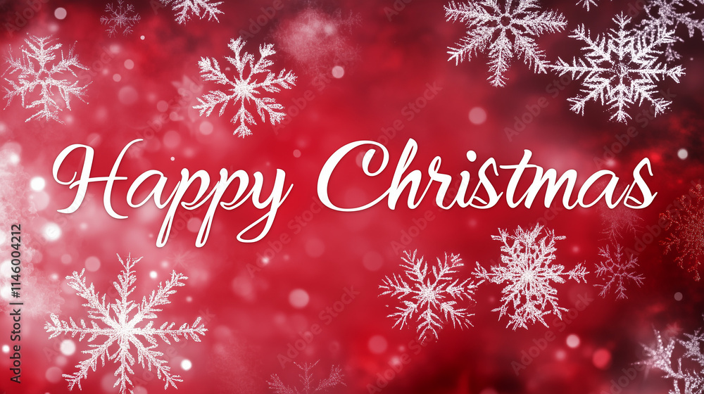 Happy Christmas message in a Christmas background Happy Christmas message in a Christmas background