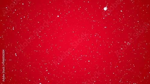 Shimmering Red Background with White Lights 4K Sparkling Effect