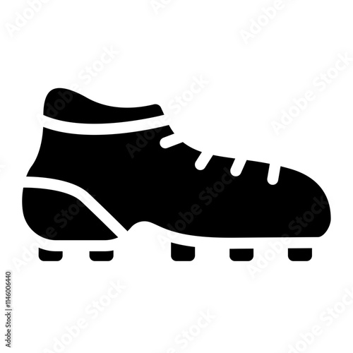 Soccer shoes Solid Icon