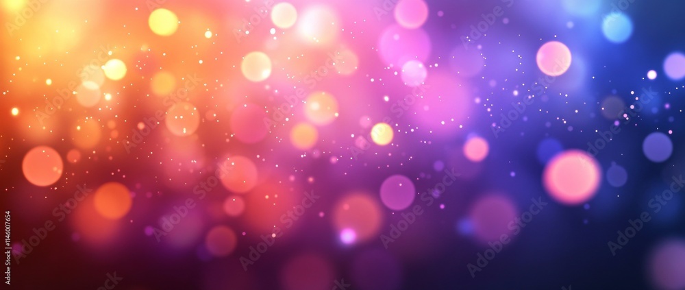 Obraz premium A colorful background with many small dots and a purple line