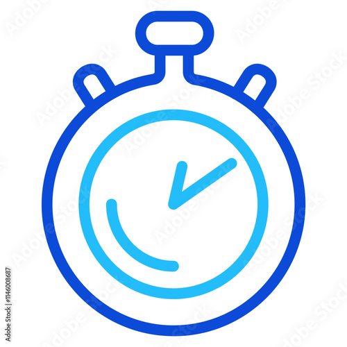 Timer Duoline Icon