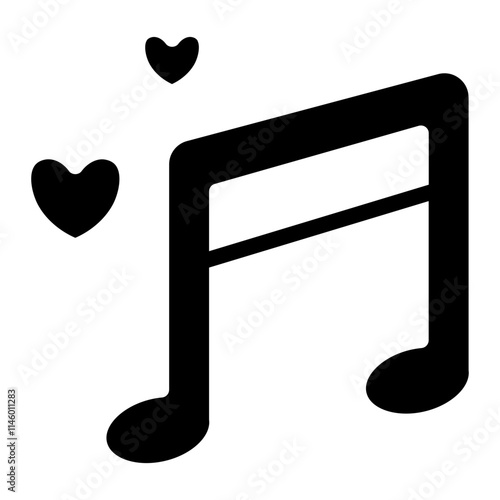 Wedding music Solid Icon