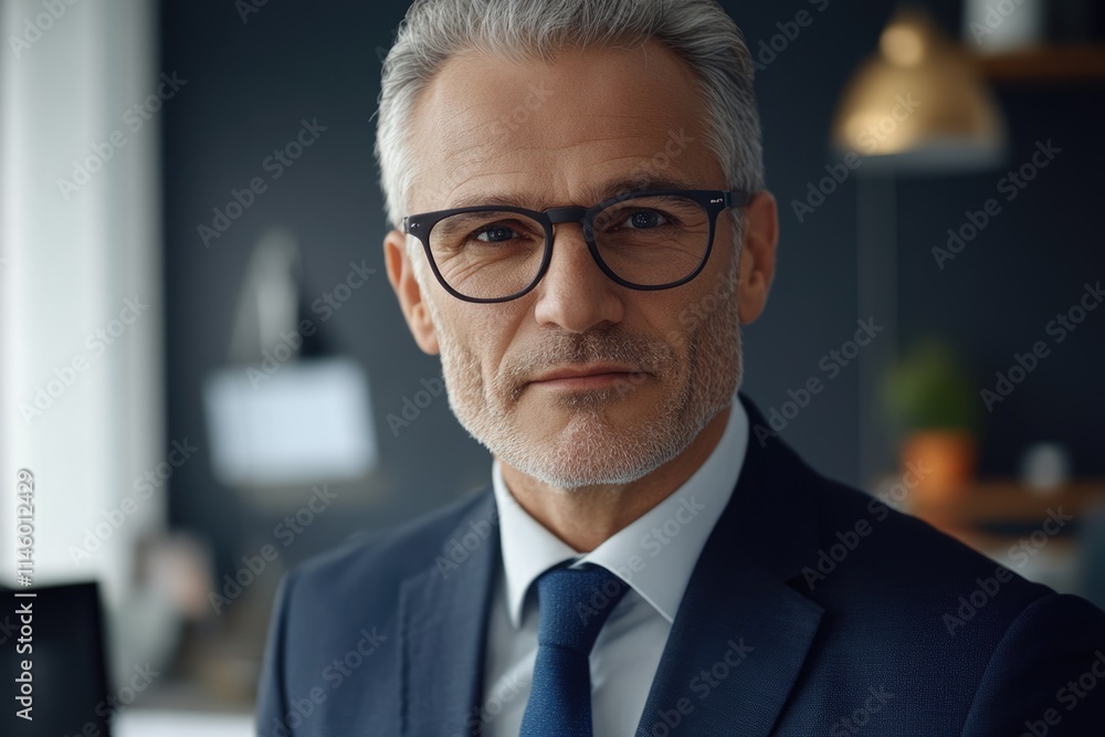 Fototapeta premium happy middle aged business man ceo