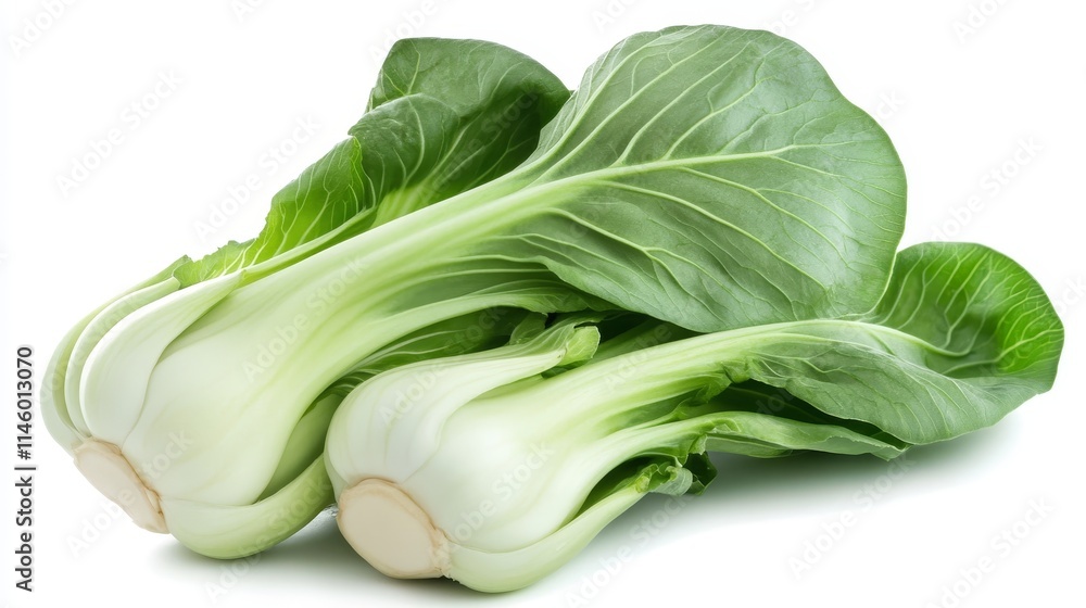 Fresh bok choy. Bok choy on white background Fresh bok choy. Bok choy on white background