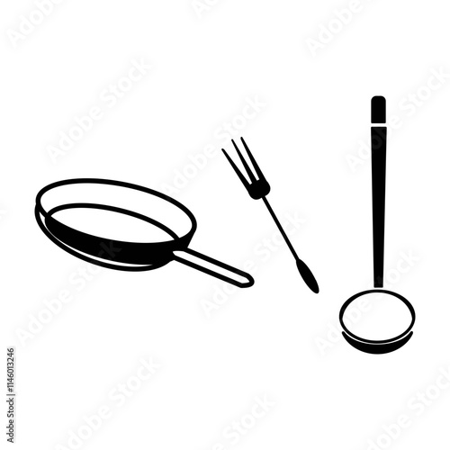 Cooking set icon