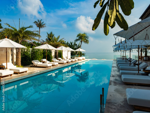Fototapeta Naklejka Na Ścianę i Meble -  Views of Bo Phut Beach & resort in Koh Samui, Thailand