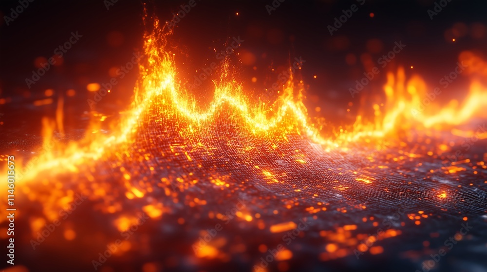 Fiery Embers: A mesmerizing close-up of burning embers, showcasing the intense heat and vibrant glow of fire. The texture and detail are strikingly realistic. Fiery Embers: A mesmerizing close-up of burning embers, showcasing the intense heat and vibrant glow of fire. The texture and detail are strikingly realistic.