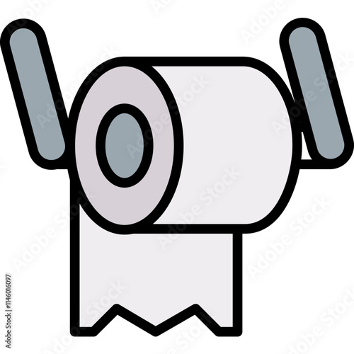 Toilet Paper Icon