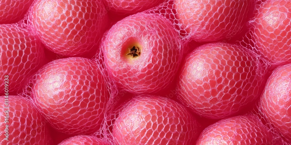 Pink shockproof foam net designed for fruit protection, ensuring safety and freshness during transport. This pink shockproof foam net is ideal for various types of fruits, providing reliable Pink shockproof foam net designed for fruit protection, ensuring safety and freshness during transport. This pink shockproof foam net is ideal for various types of fruits, providing reliable