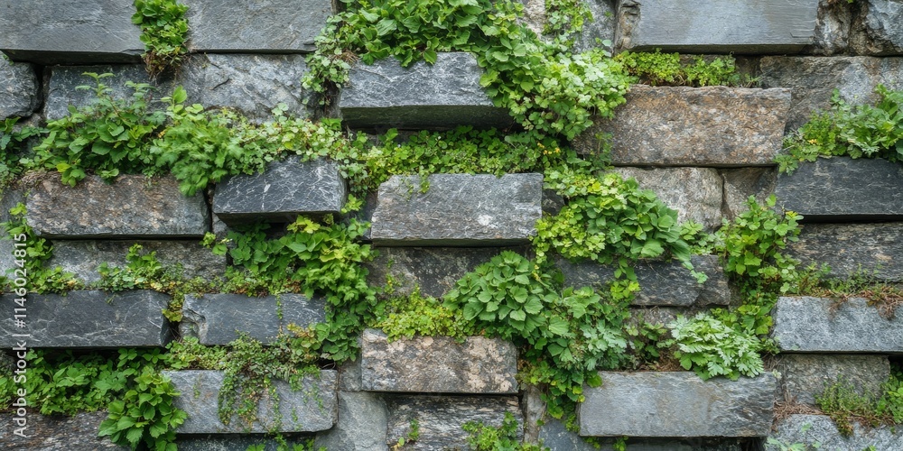 Wild plants thrive on walls constructed from natural stone slabs, showcasing the beauty of wild plants in urban settings. The resilience of wild plants adds charm to these natural stone slab walls. Wild plants thrive on walls constructed from natural stone slabs, showcasing the beauty of wild plants in urban settings. The resilience of wild plants adds charm to these natural stone slab walls.