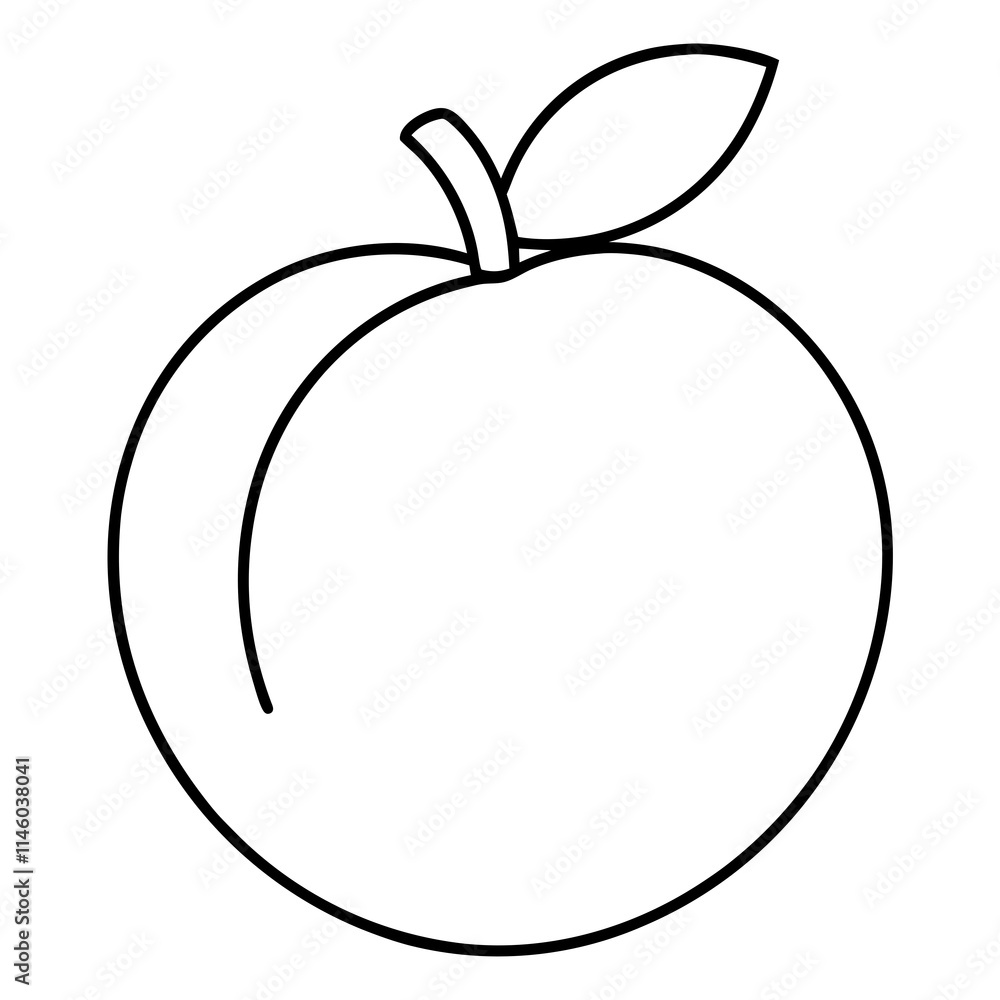apple on a white background