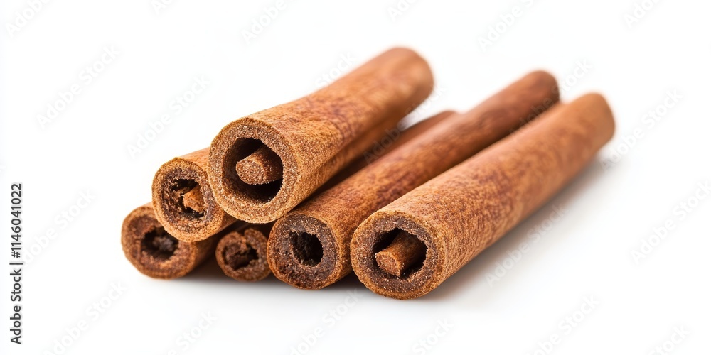 Cinnamon is beautifully displayed against a clean white background, highlighting the rich color and texture of cinnamon. This cinnamon composition emphasizes the aromatic qualities of cinnamon. Cinnamon is beautifully displayed against a clean white background, highlighting the rich color and texture of cinnamon. This cinnamon composition emphasizes the aromatic qualities of cinnamon.