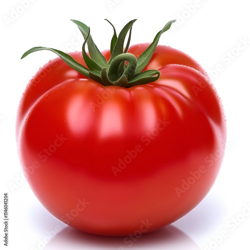 Wallpaper Mural White Background on the back of a red tomato Torontodigital.ca
