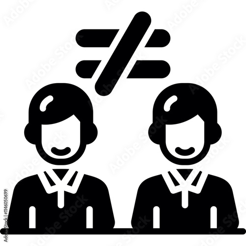 Inequality icon