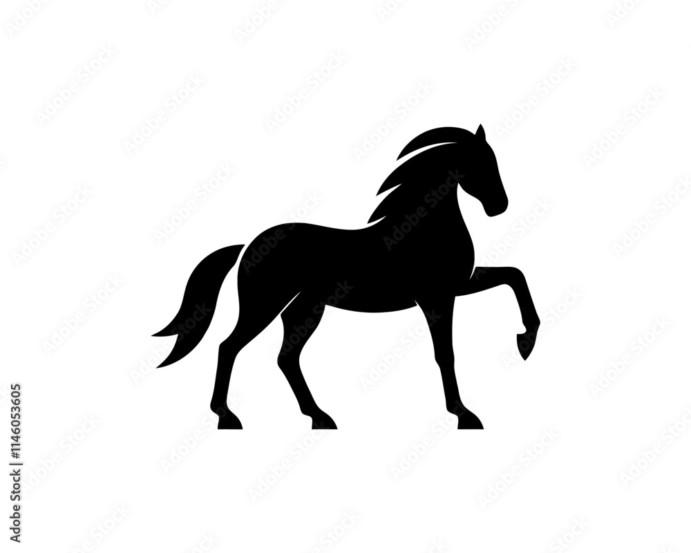 Horse logo design icon symbol vector illustration. Horsepower silhouette logo. Animal logo. Black color horse icon logo vector template. Horse logo design icon symbol vector illustration. Horsepower silhouette logo. Animal logo. Black color horse icon logo vector template.