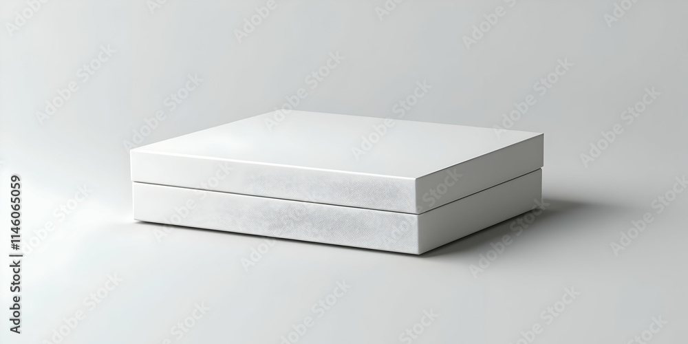 White Box 3D Render White Box 3D Render