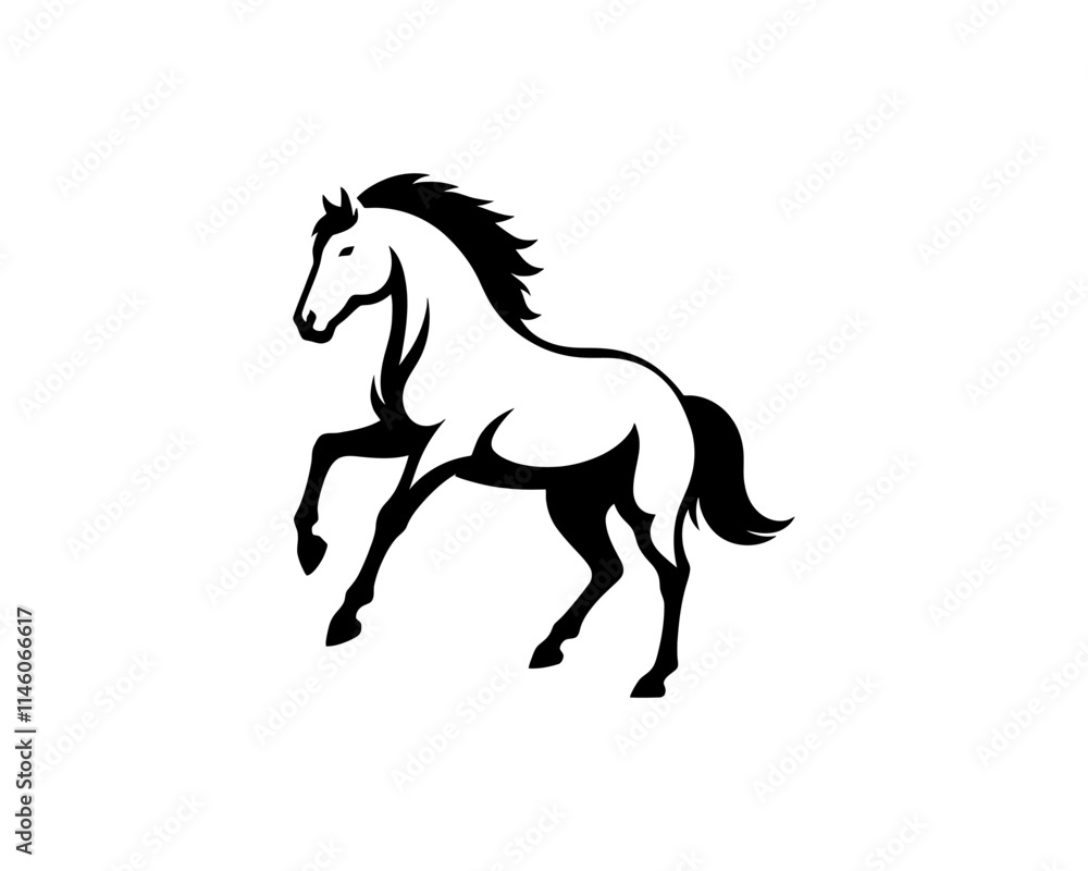 Horse logo design icon symbol vector illustration. Horsepower silhouette logo. Animal logo. Black color horse icon logo vector template. Horse logo design icon symbol vector illustration. Horsepower silhouette logo. Animal logo. Black color horse icon logo vector template.