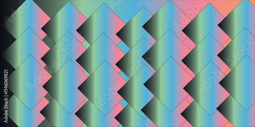 It sounds like you're describing a seamless, geometric polygon design featuring overlapping triangular shapes with a subtle tech-inspired, minimal aesthetic. This would likely involve clean lines and 