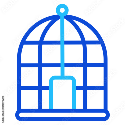 Birdcage Duoline Icon