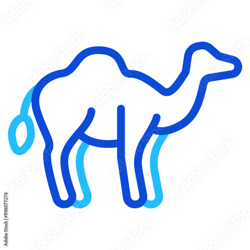 Camel Duoline Icon